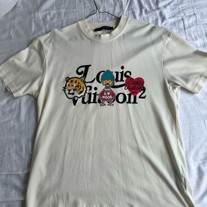 Louis Vuitton Ivory Cotton T-Shirt